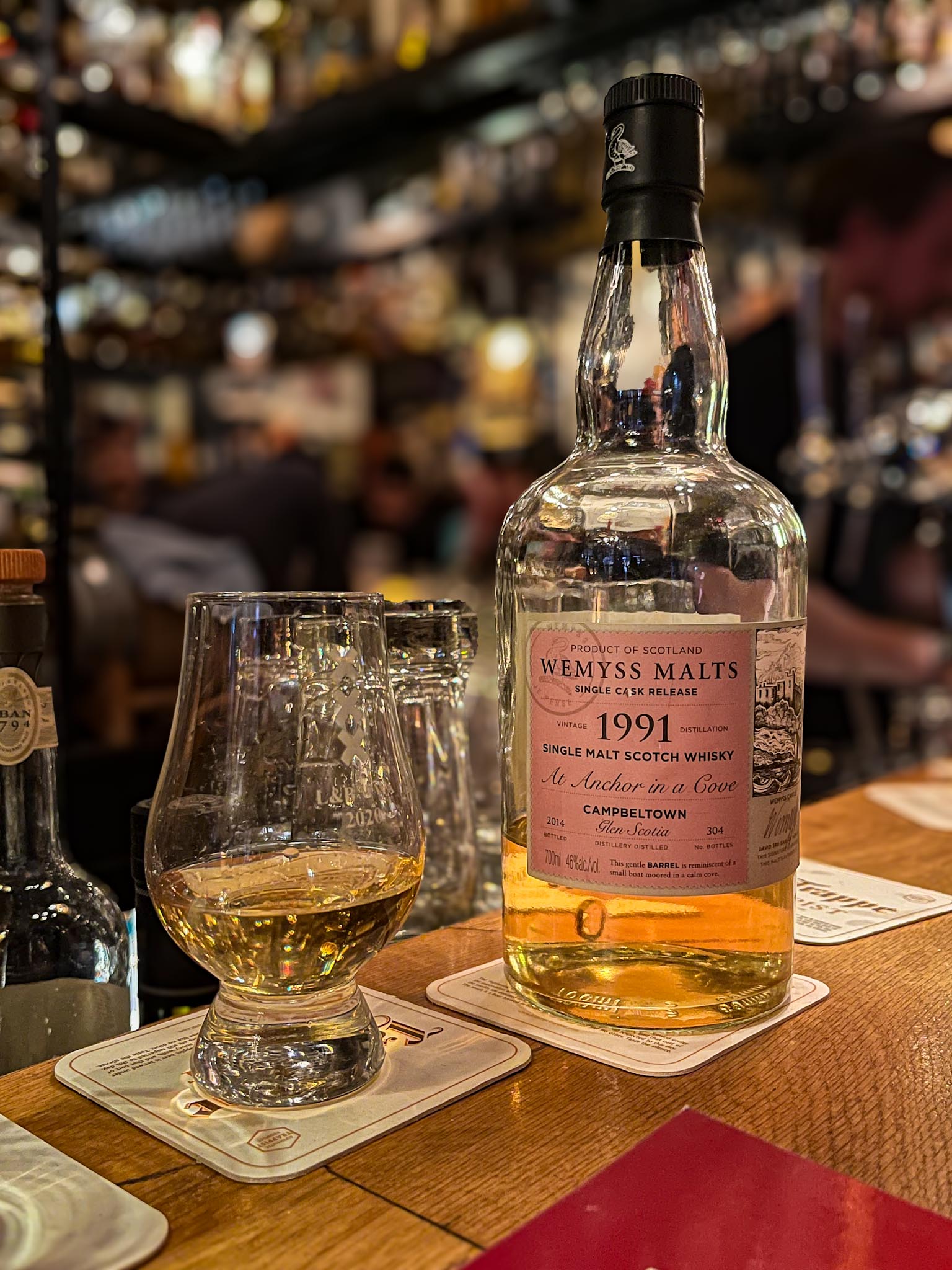  GLEN SCOTIA 1991 WEMYSS MALTS 
